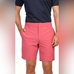 Tailorbyrd five pocket performance shorts sun washed red (coral) size 32 EUC‎